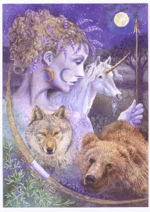 Artemis with animals